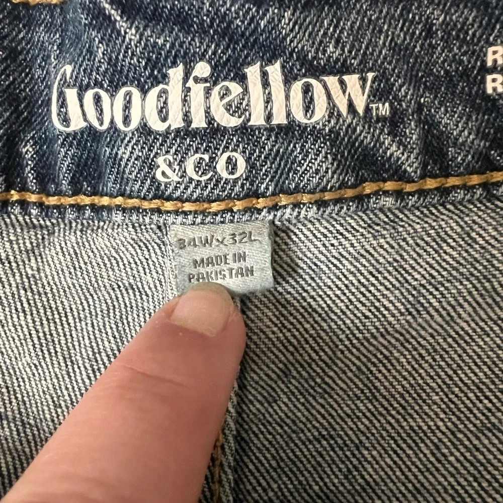 Goodfellow & Co Men's Relaxed Blue Jeans